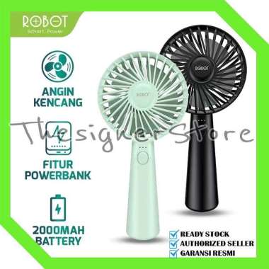 ROBOT RT-BFS1 USB Mini Fan Portable Kipas Angin Genggam 2000mAh 3 Speed - Garansi Resmi 1 Tahun Gree