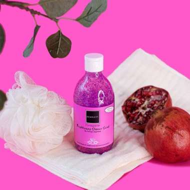 Scarlett Whitening Shower Scrub Scarlett Brightening Shower Scrub Lulur Scarlett Scarlett Pomegrante