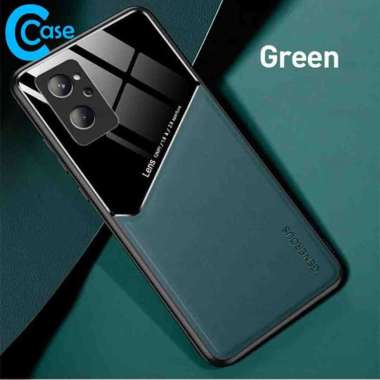 Luxury Plexiglass Leather Case Oppo Reno 7 4G | Reno 7 5G | Reno 7 Z Reno 7 Z Hitam