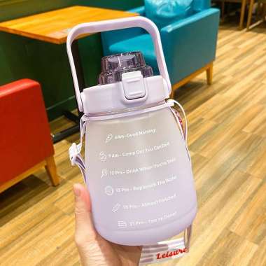 Botol Minum Yibenz / Botol Air 1.4 Liter Jumbo / Tumblr Air Motivas UNGU