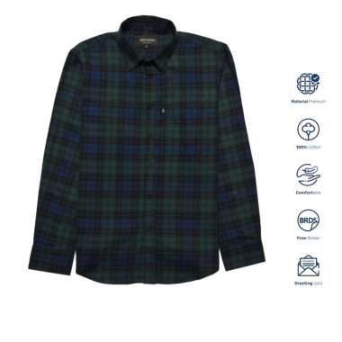 Broodis Kemeja Flannel Lengan Panjang 