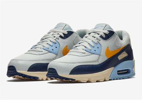 air max 90 navy blue and grey