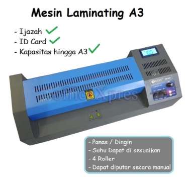 Mesin Laminating OR 330 D / Laminating A3 / Mesin Laminating Digital / Laminator Kertas A3 Origin