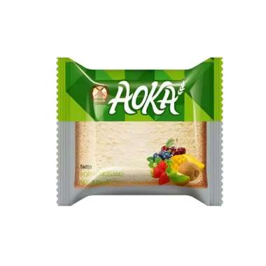 Aoka Roti Panggang (65 gr) cemilan enak dan murah Rasa Blueberry