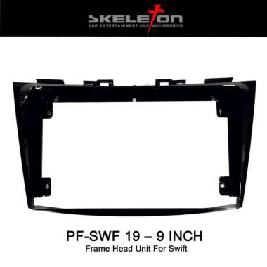 Frame Head Unit 9 Inch Mobil Swift Ertiga Frame Android Skeleton Hitam