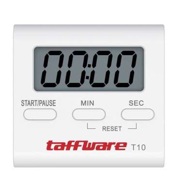 Taffware Timer Masak Dapur Countdown Digital Alarm Clock - T10 Putih