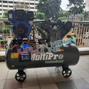 Kompresor Multipro 10 hp VBC 1200-3/300 + Engine Diesel Stater FAW