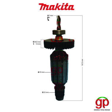 Armature MT 813 Maktec Mesin Bor 13mm MT813 Hammer Drill