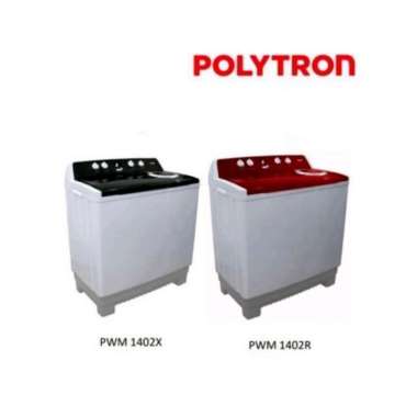 Mesin Cuci 2 Tabung Polytron 14 KG PWM 1402