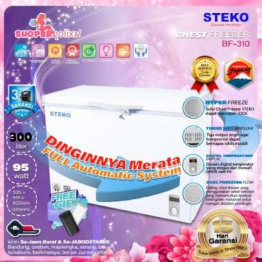 FREEZER BOX DAGING STEKO BF-330 CHEST FREZZER KULKAS DAGING ES BATU