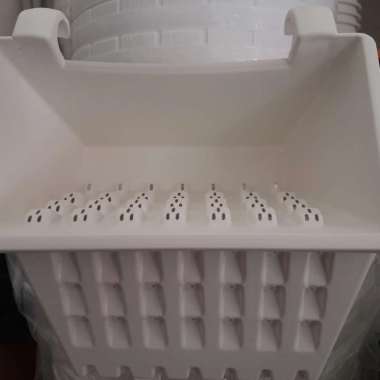 Pot Tempel Dinding Putih Agro 01-Grosir Pondokgede