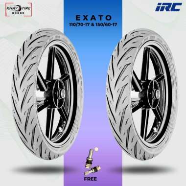 Sepasang Ban Motor Moge - IRC EXATO 110/70 & 150/60 Ring 17 Tubeless