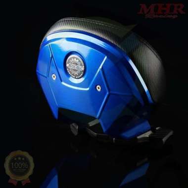 Senderan Backrest SJM PCX 150 - 160 MHR Racing Blue - Honda PCX 150