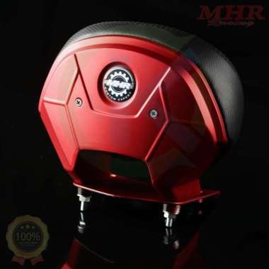 Senderan Backrest SJM PCX 150 - 160 MHR Racing Red - Honda PCX 160