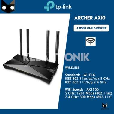 Router TP-Link ARCHER AX10 AX1500 DualBand Gigabit WiFi 6 TPLink AX10