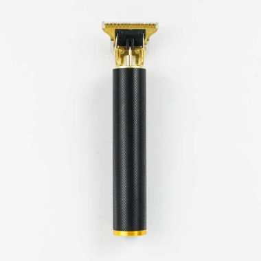 Alat Cukur Elektrik Vintage Hair Clipper Trimmer Shaver Rechargeable - T9 all black