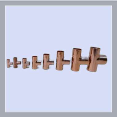 Tee pipa Tembaga T copper sambungan tembaga 1/4