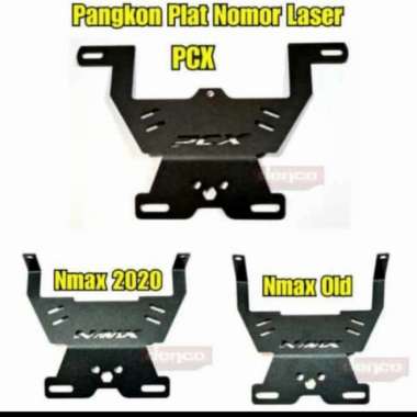 DUDUKAN PLAT NOMOR MOTOR KUMIS YAMAHA NMAX NEW 2020 Multicolor