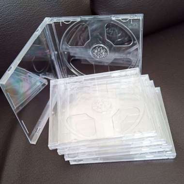 Kotak CD / DVD Mika Transparan - single
