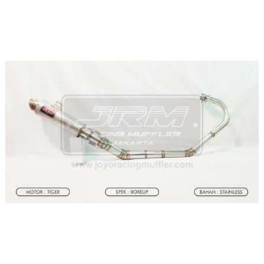 Knalpot TIGER BOREUP STAINLESS - JRM Joyo Racing Muffler Multicolor