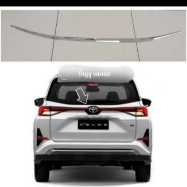 list kaca belakang avanza 2022 crome Multicolor