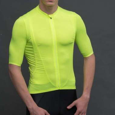 Baju Jersey Sepeda Spexcel Neon Pro Team 2019 - Multi Warna Lime Hijau - XXL