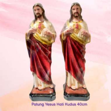Patung Yesus Hati Kudus 40cm - Patung Rohani