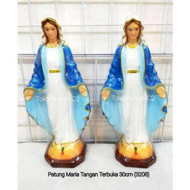 Patung Maria Tangan Terbuka 30cm (3208) - Patung Maria - Patung Rohani