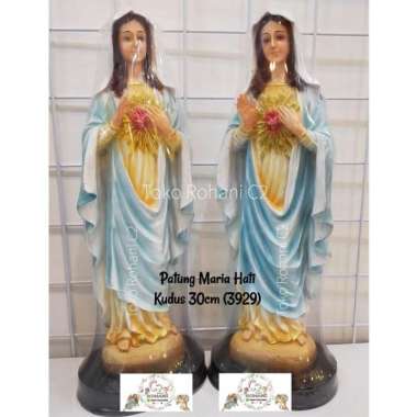 Patung Maria Hati Kudus 30cm (3929) - Patung Rohani