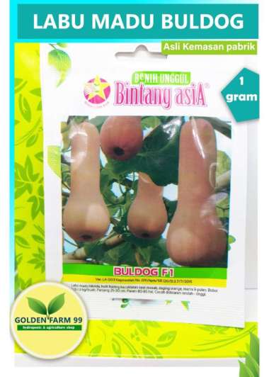 Benih bibit labu madu BULDOG F1 Bintang Asia Harga murah