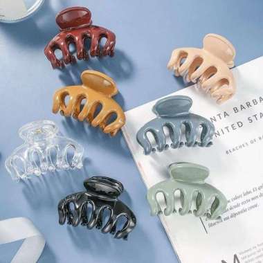 JEDAI JUMBO 8CM CAKAR 5 - Jepit Rambut Jumbo Hair Claw Clips - Jedai Salon