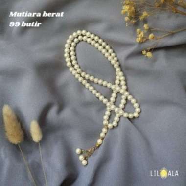 TASBIH MUTIARA MURAH CANTIK 99 BUTIR SOUVENIR TAHLIL PERNIKAHAN KADO WEDDING LEBARAN IDUL ADHA IDUL 