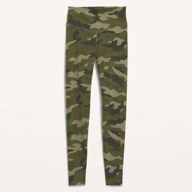 Old Navy H.Waist Pocket Legging ONL003|Celana Yoga Fitnes Legging Cewe XL Green Camo