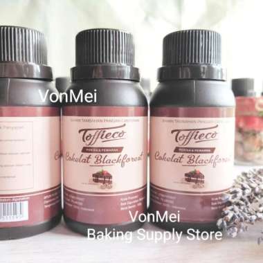 TOFFIECO Chocolate Black Forest Paste Perisa Pasta Coklat BF 100 gr