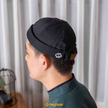 TOPI PECI MIKIHAT KOPIAH MUSLIM PRIA TOPI DISTRO PRIA Semua Ukuran Black