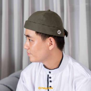 TOPI PECI MIKIHAT KOPIAH MUSLIM PRIA TOPI DISTRO PRIA Semua Ukuran Green