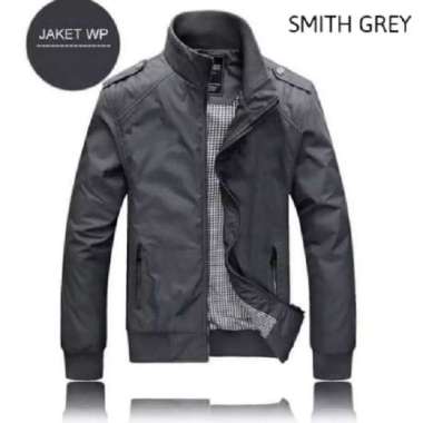 HEYLOOK JAKET PARKA PRIA WATERPROOF PREMIUM / JAKET BOOMBER / JAKET BIG SIZE / SMITH GREY L