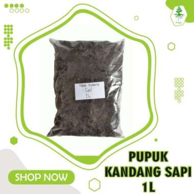 PUPUK KANDANG SAPI / PUPUK KANDANG LEMBU / PUPUK KANDANG TERBAIK 1L