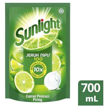 Promo Harga Sunlight Pencuci Piring Jeruk Nipis 100 700 ml - Blibli