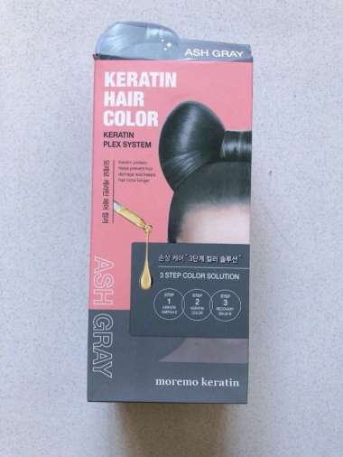 Moremo Keratin Hair Color Ash Gray