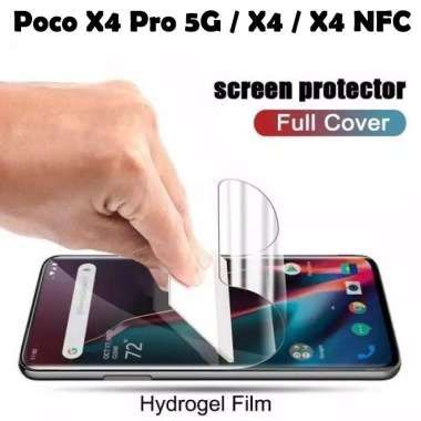 Anti Gores Poco X4 Pro 5G / X4 / X4 NFC Hydrogel poco x4 pro 5G Clear