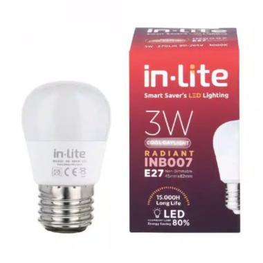 Inlite Lampu LED [3 Watt / Original] PUTIH