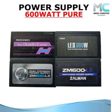PSU Power Supply 600W Watt Pure