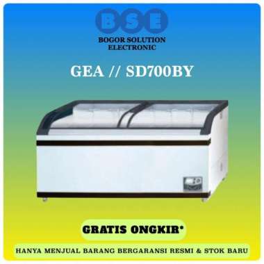 Freezer Sliding Curve Glass GEA 700 Liter SD-700-BY GEA SD700BY 700L