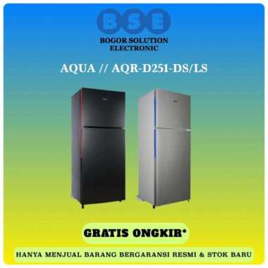 Kulkas Aqua 2 Pintu Aqrd251ds | Aqrd251ls | Aqua Aqr-d251 Kulkas 169L