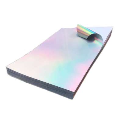 Best Stiker Hologram Pelangi A4 Kertas Stiker 3D Sticker Vinyl Stiker Merek Stiker Kemasan Produk St