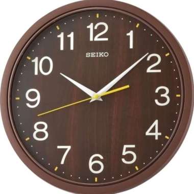 Jam Dinding SEIKO QXA757 QXA757B Brown Original