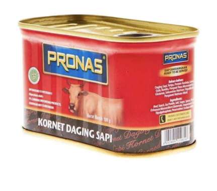 Pronas Kornet Kaleng Daging Sapi 198g / Corned Beef Pronas 198 gram