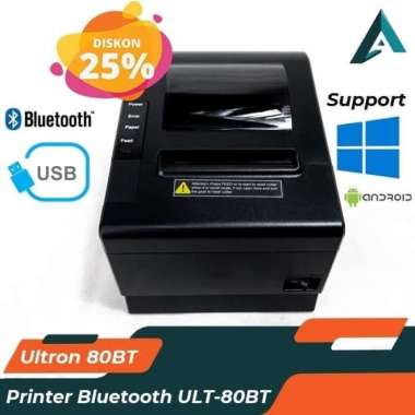 Printer Thermal Bluetooth + Usb 80 Mm Ultron Ult-80Bt Auto Cutter