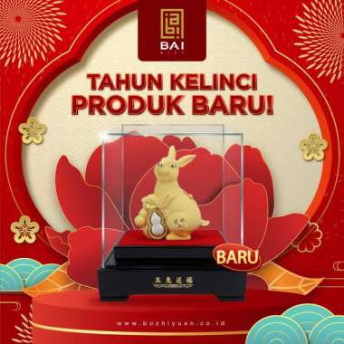 BAI GIFT PATUNG SHIO KELINCI HADIAH IMLEK 2023 PATUNG KELINCI GIOK L 205*135*252MM